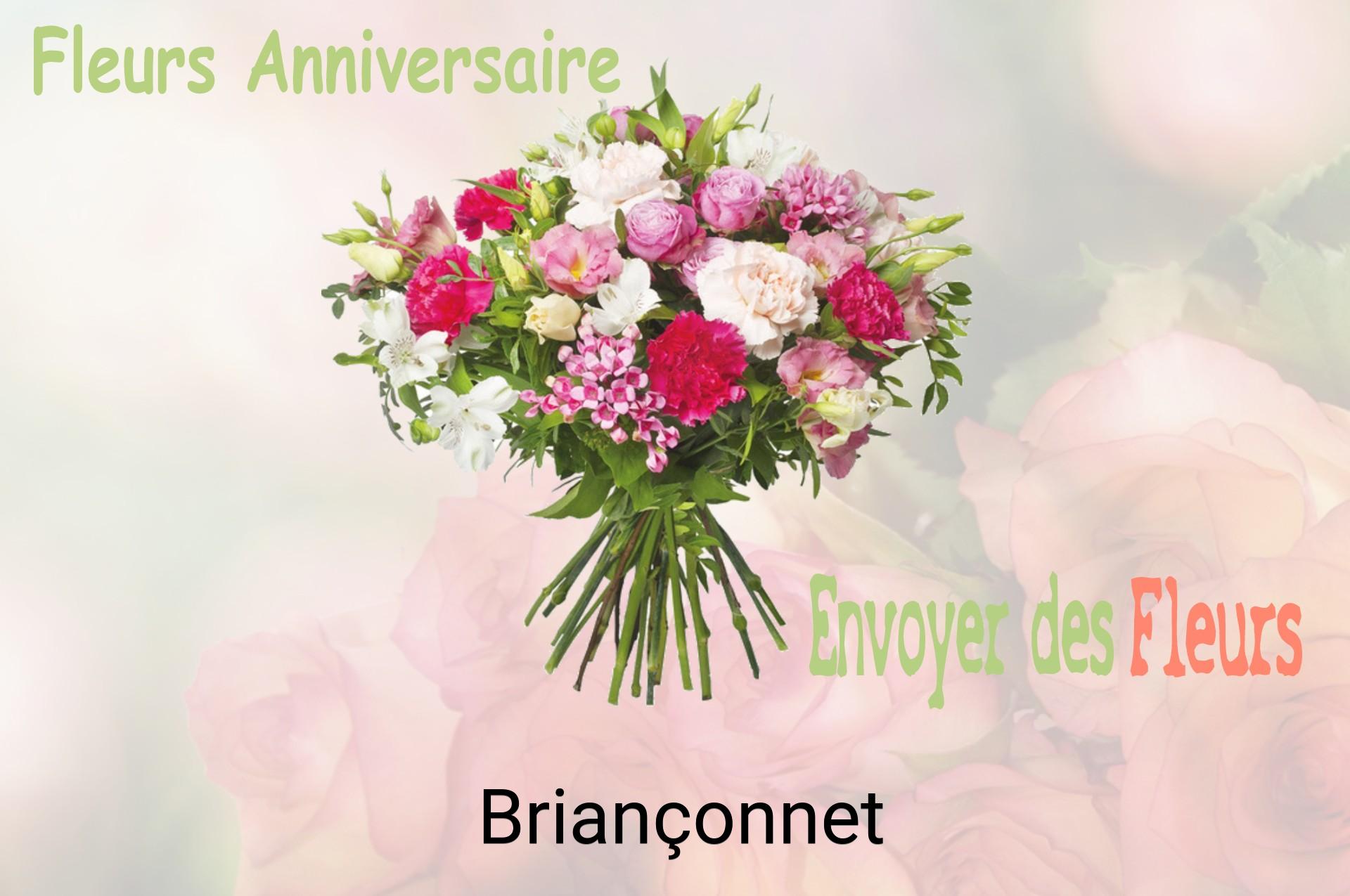 Bouquet de fleurs d’anniversaire livré à Briançonnet